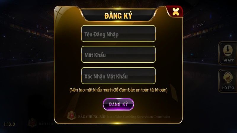 Các bước đăng ký tài khoản game tại Hitclub đơn giản